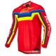 Techstar Quadro Jersey Bright Red Yellow Fl Blue
