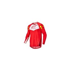 Techstar Factory Jersey Red Fluo White Yellow Fluo