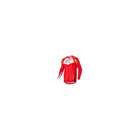 Techstar Factory Jersey Red Fluo White Yellow Fluo