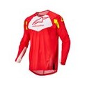Techstar Factory Jersey Red Fluo White Yellow Fluo