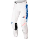 Racer Compas Pants  Off White Red Fluo Blue