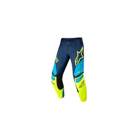 Youth Racer Factory Pant Dark Blue Yellow Fluo Blue Neo