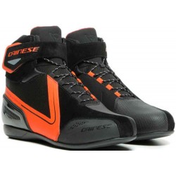 Energica D-Wp Shoes Black Fluo Red