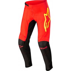 Fluid Tripple Pants Black Red Fluo Yellow