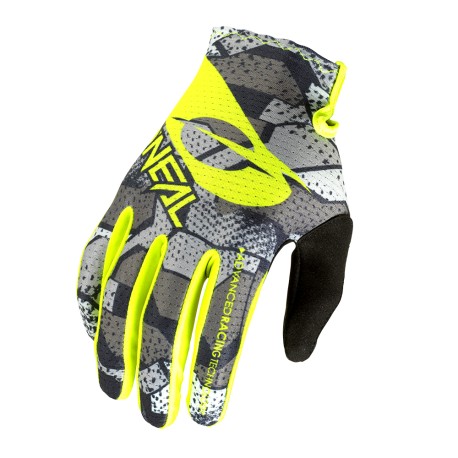 Matrix glove camo v22 gray/neon yellow
