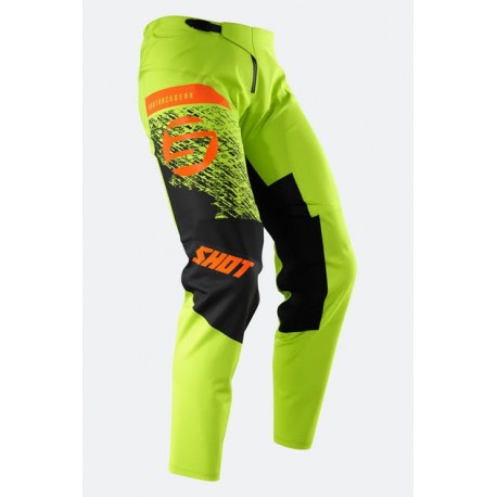 Pantaloni Kid Roll Green Orange