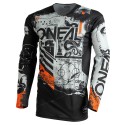 Mayhem Scarz Jersey V.22 Black Gray Orange