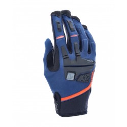 Guanti CE X-Enduro Blu Arancio