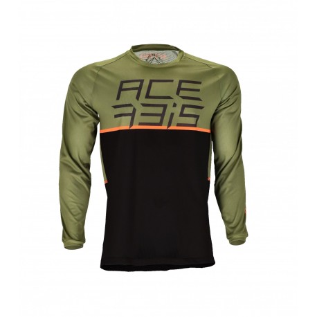 Maglia MTB Razorcrest Nero Verde