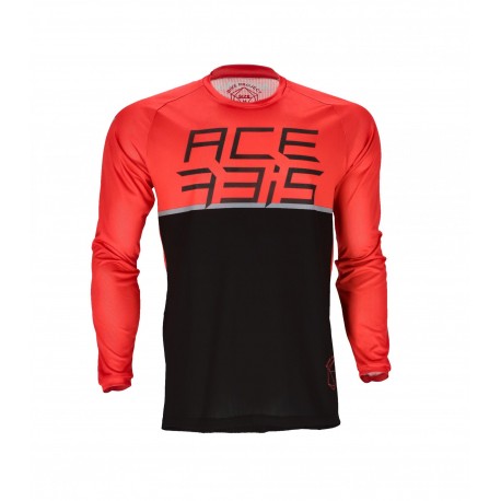 Maglia MTB Razorcrest Nero Rosso