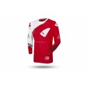 Maglia Slim Frequency Rosso Bianco