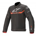 Youth T Sp S Waterproof Black Red Fluo