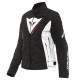 Veloce Lady D-Dry Jacket Black White Lava Red