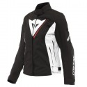 Veloce Lady D-Dry Jacket Black White Lava Red
