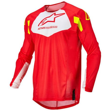 Youth Racer Factory Jersey Red Fluo White Yellow Fluo