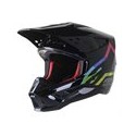 S-M5 Compass Helmet Ece Black Silver Hue Glossy