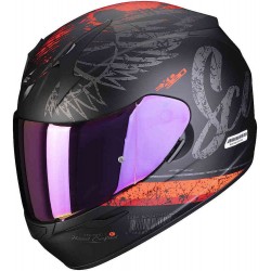 EXO-390 Ighost nero opaco Argento