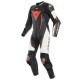 MISANO 2 D-AIR PERF. 1PC SUIT Black White Fluo Red