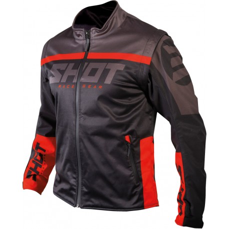 Giacca Softshell Lite2.0 Black Orange