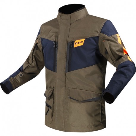 Metropolis Evo Man Jacket Khaki Blu Orange