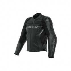 Racing 4 Leather Jacket Black