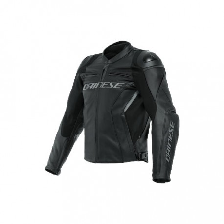 Racing 4 Leather Jacket Black