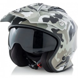 Casco Jet aria camo-brown