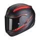 Exo-390 Sting Nero Opaco Rosso