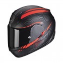 Exo-390 Sting Nero Opaco Rosso
