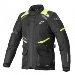 Andes V3 Drystar Jacket Black Yellow Fluo